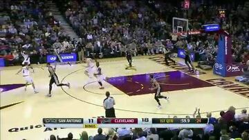 Los Spurs trituran a los Cavaliers con récord de asistencias