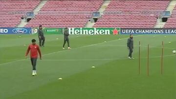 Alarma Diego Costa: se retira del entrenamiento previo