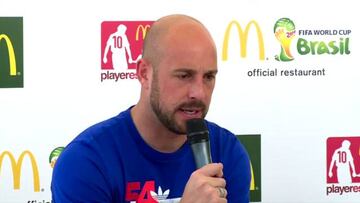 Reina: "De Busquets no se puede dudar, es un tío sensacional"