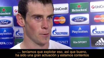 Bale: "En ciertos partidos hay que hacer ciertas tareas"