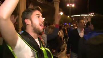 La afición del Madrid, eufórica: "Da igual el rival, ganaremos"