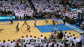 Westbrook: robo y mate para forzar la prórroga