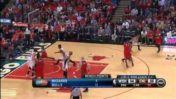 John Wall, verdugo de los Bulls y esperanza de los Wizards