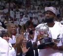 Y el trofeo de campeón del Este lo levantó… ¡Greg Oden!