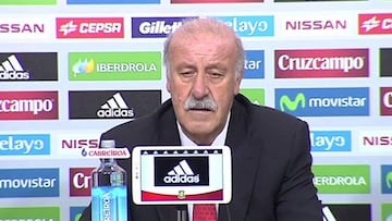 Del Bosque: "Se me cae el alma a los pies al ver la cara de Navas"