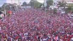 La apoteósica fiesta en San José tras el pase de Costa Rica