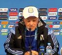 Sabella: "Messi está haciendo un buen Mundial"