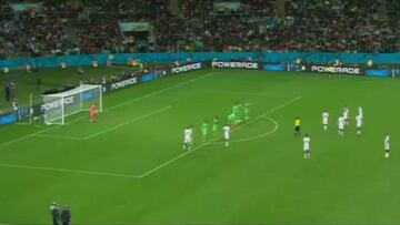 "En el entrenamiento salió bien pero así parece una tontería"