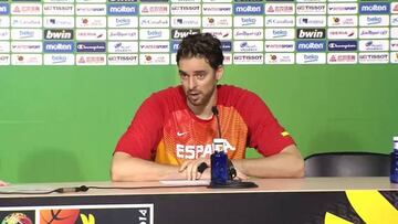 Pau Gasol: "Estoy fresco y con ganas, en buena forma"