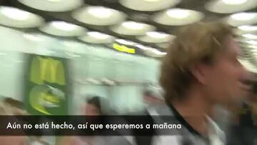 Cerci a su llegada a Madrid: "Sé que Simeone me quiere"