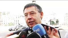 Bartomeu: "Ojalá Messi se retire en el Barcelona"