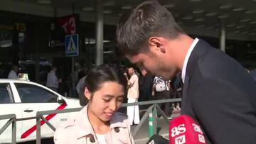 La afición a la llegada de la Juve: "¡Morata, dales caña!"