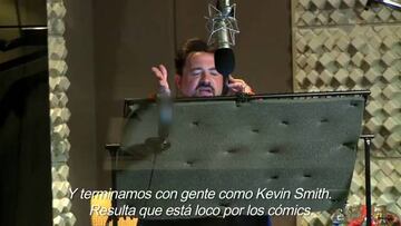 Conan O'Brien, Stephen Amell y Kevin Smith en LEGO Batman 3