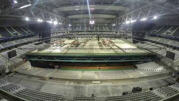 Así se transforma el estadio multiuso que albergará la final