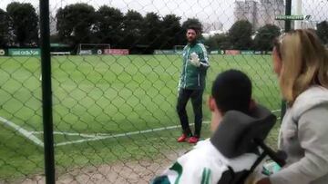 Valdivia le cumplió el sueño a joven discapacitado