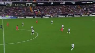 El taconazo en forma de recurso que utilizó Neymar