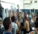 Así se festejó el título en el camarín de Racing