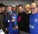 La emotiva visita de Bielsa y jugadores a un hospital infantil
