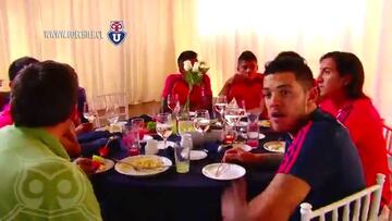 Así fue la fiesta navideña de la familia azul