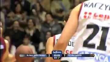 Obradoiro cierra el año ganando al Barcelona