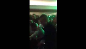 Portero de la Roma terminó semidesnudo para Año Nuevo