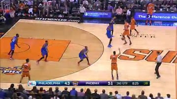 Phoenix mantiene el puesto de Playoffs tras ganar a los Sixers