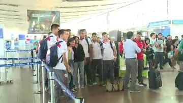 La 'Rojita' partió a Uruguay en busca del premio mayor