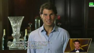 Nadal, con la ceja de Ancelotti