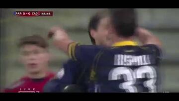 Paletta sorprendió a todos con espectacular "chilena"