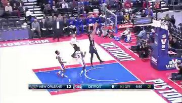 Los Pistons no pueden con el talento de Anthony Davis