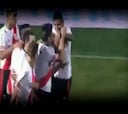 Juvenil de River se avivó y anotó un golazo de tiro libre