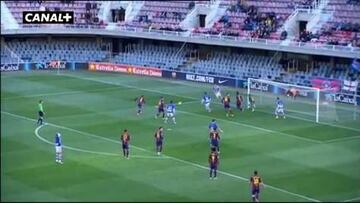 Un Barcelona B gris coge aire para hundir al Recreativo