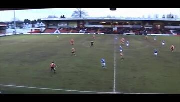 Impresionante gol de volea en la Quinta División