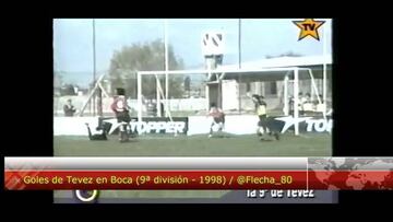 Mira los goles inéditos de Tevez con sólo 13 años