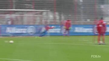 Así es el 'trabajo extra' de Arjen Robben en las prácticas