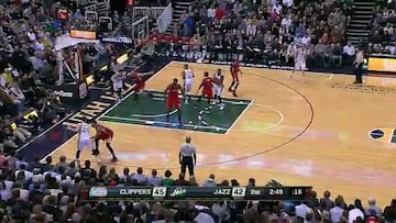 Decimotercera victoria seguida de los Clippers ante los Jazz