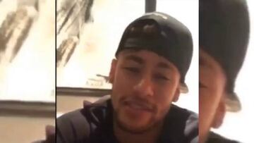 Neymar sigue mostrando sus dotes de canto en redes sociales