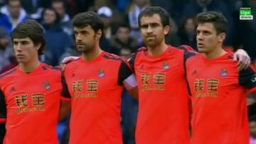 Minuto de silencio por un aficionado de la Real fallecido