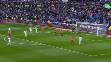 James: fabuloso pase a Benzema y golazo de cabeza