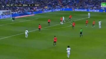 ¡Vaya balonazo en la cara que recibió Isco de Gareth Bale!