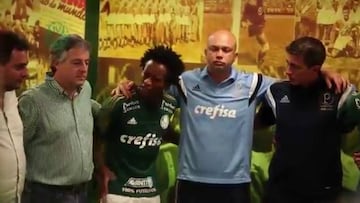 La espectacular arenga de Zé Roberto en el Palmeiras