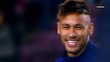 Neymar se quedó prendado de las dos amigas de su hermana