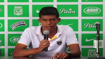 Nacional presentó a Yulián Mejía como nuevo refuerzo