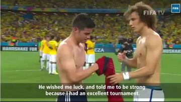 ¿Qué le dijo David Luiz a James para consolarlo?