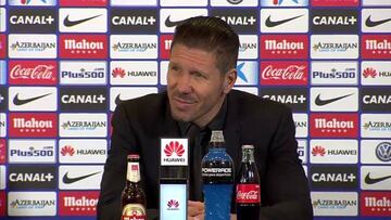 Simeone: "Pensamos en la pelea directa con Valencia y Sevilla"