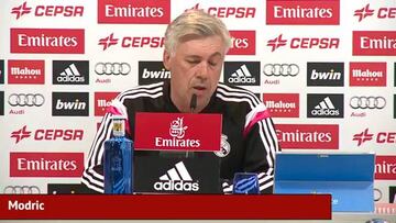 "Esperemos que Modric pueda jugar el partido del Schalke"