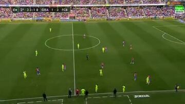 El enfado de Luis Suárez con Luis Enrique en Granada