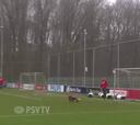 Magistral gol de Santigo Arias en entrenamiento del PSV