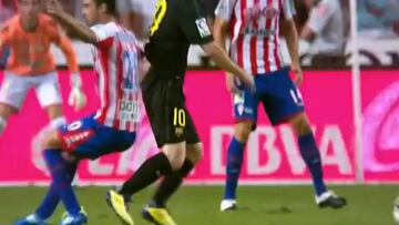 El impresionante video de los caños de Messi que enloqueció a la red