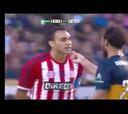 La particular reacción de Osvaldo: "Comé pasto, burro"
